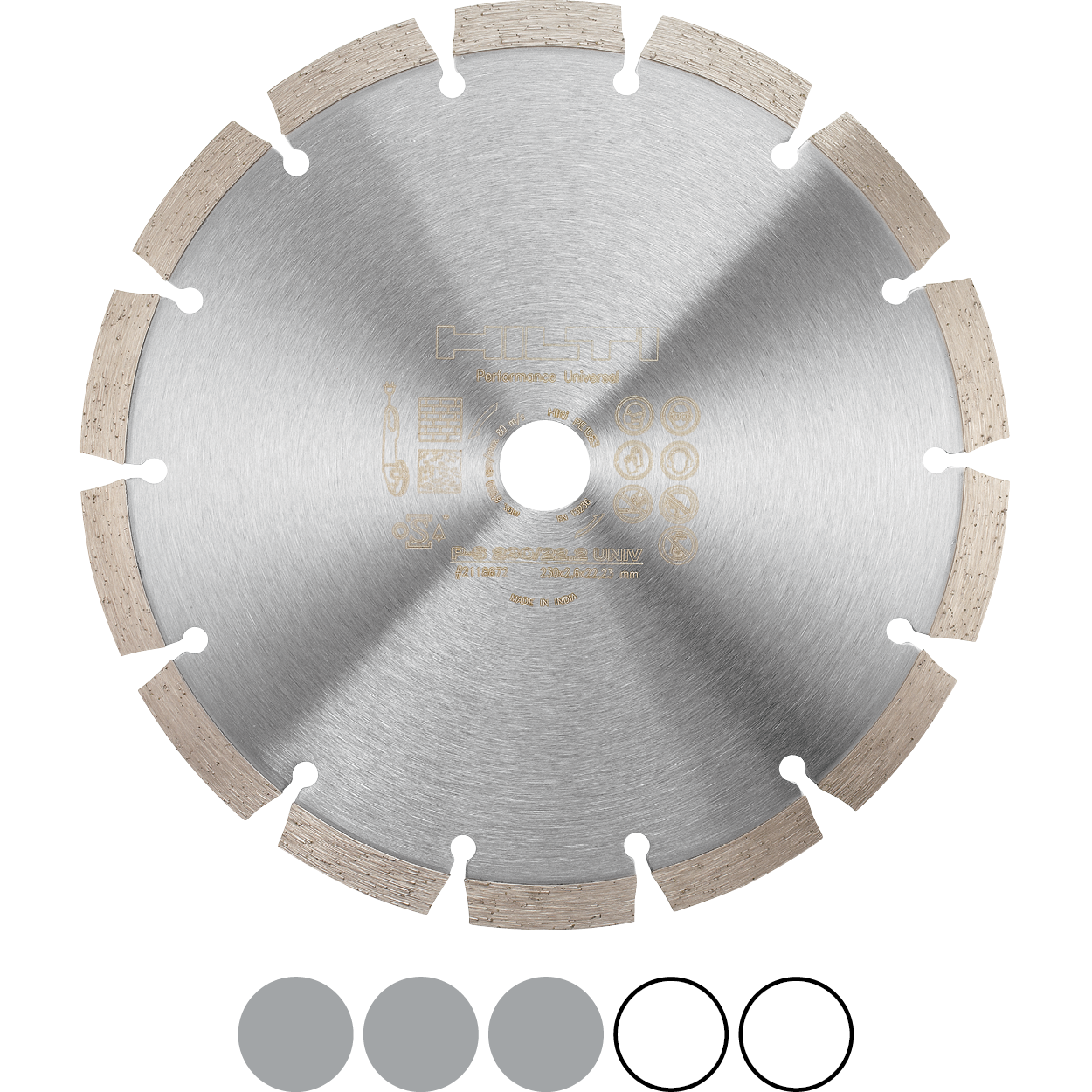 Standard Diamond blade for gas saw