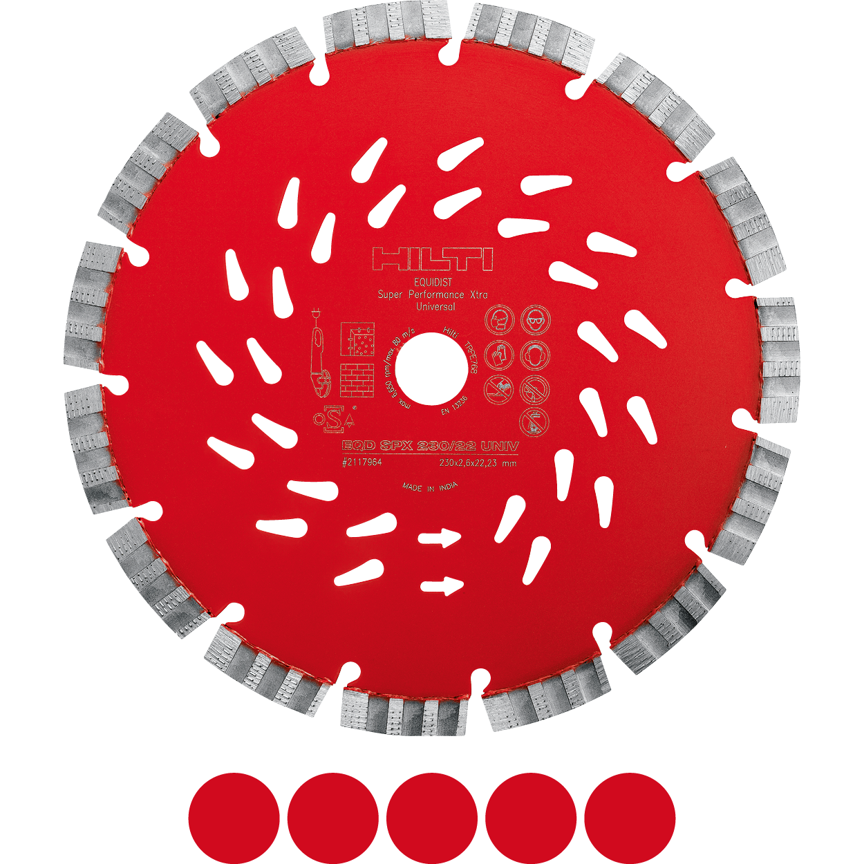 Diamond blade for gas saw