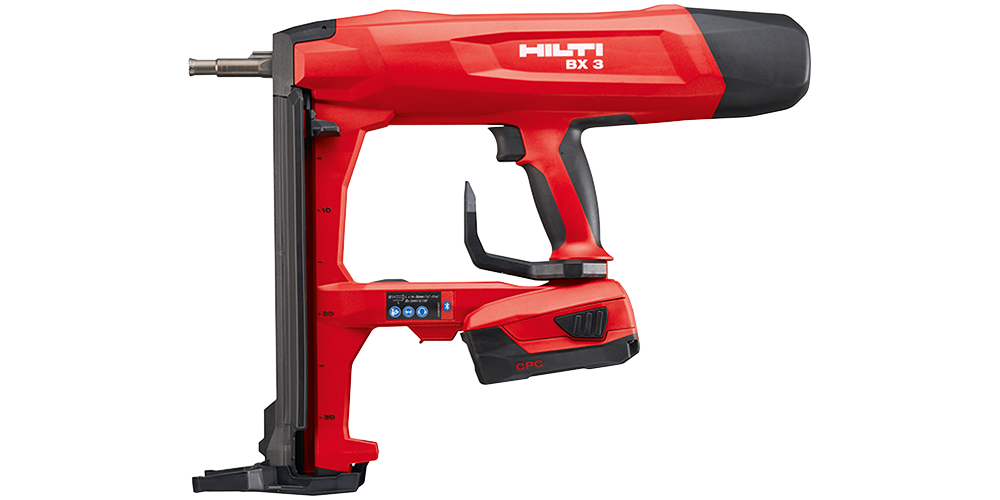 Hilti BX 3 02 battery-powered nailer, designed for Interior Finishing (IF) trades
