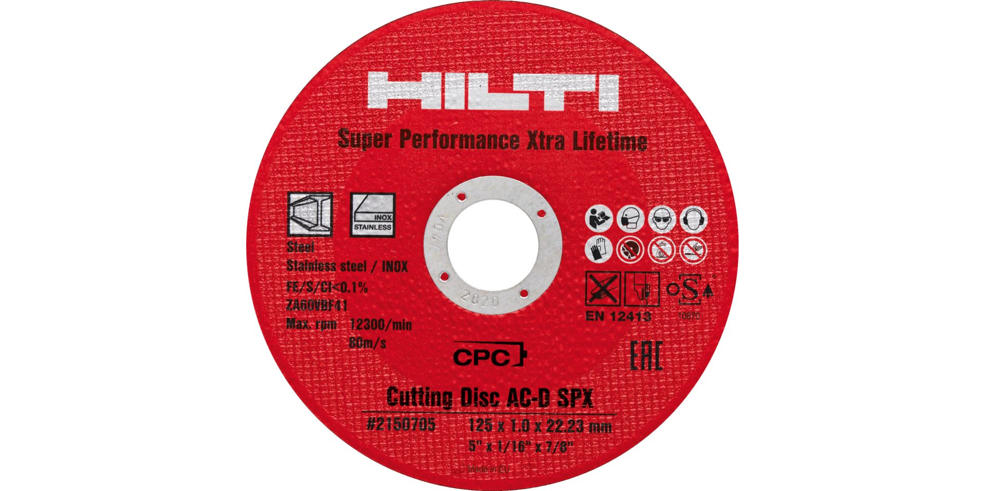 Ultimate abrasive cutting disc for metals offering extra-long lifetime and extra-high cutting speed