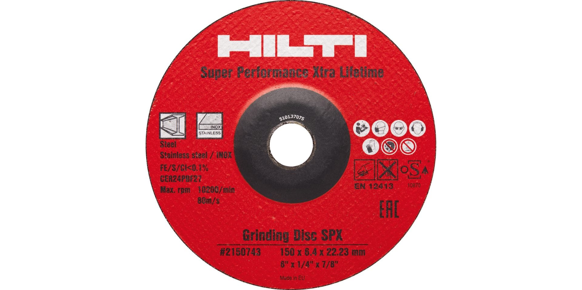 Ultimate abrasive grinding disc for metals featuring super-high removal rate and extra-long lifetime