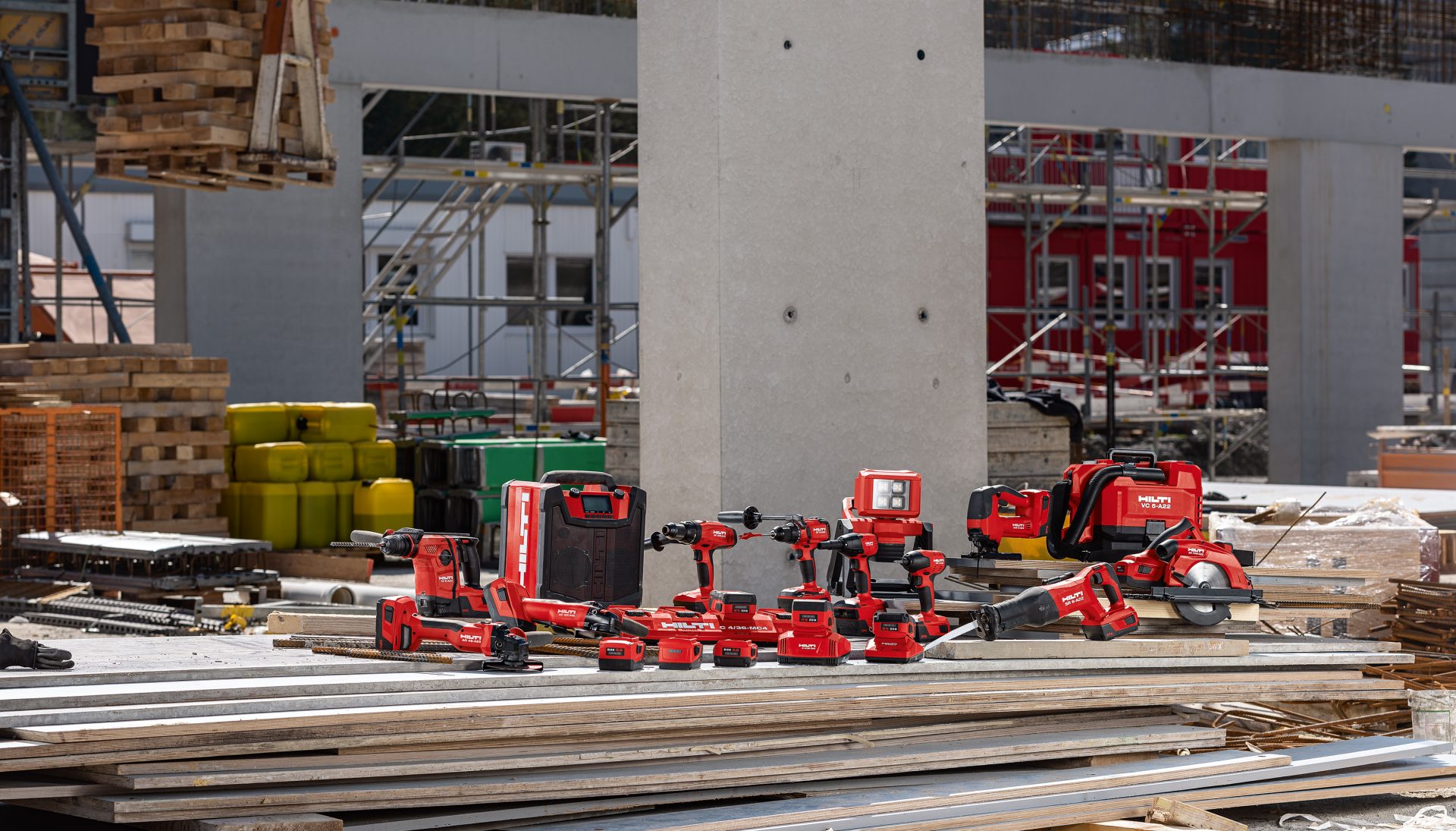 Hilti introduces the new range of B22 batteries