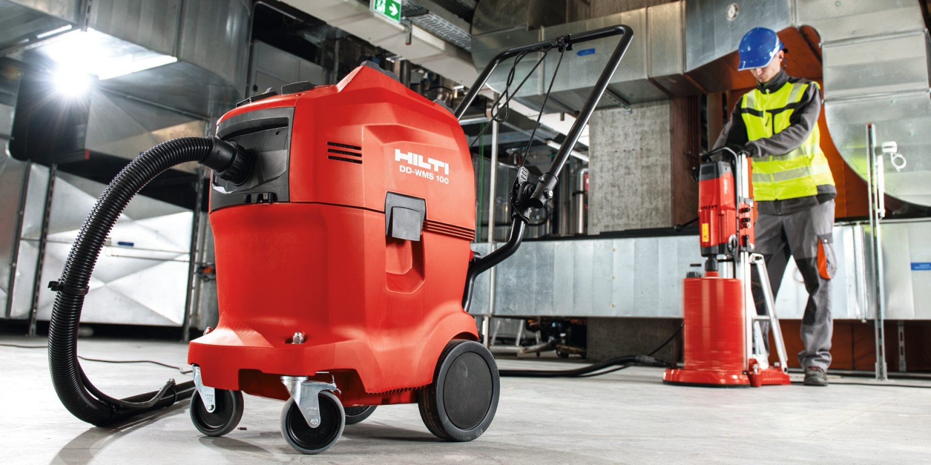 The new way of diamond drilling with Hilti DD-WMW 100 water management system