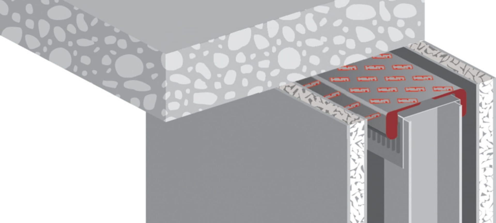 CFS-TTS Firestop top track seal for drywall applications