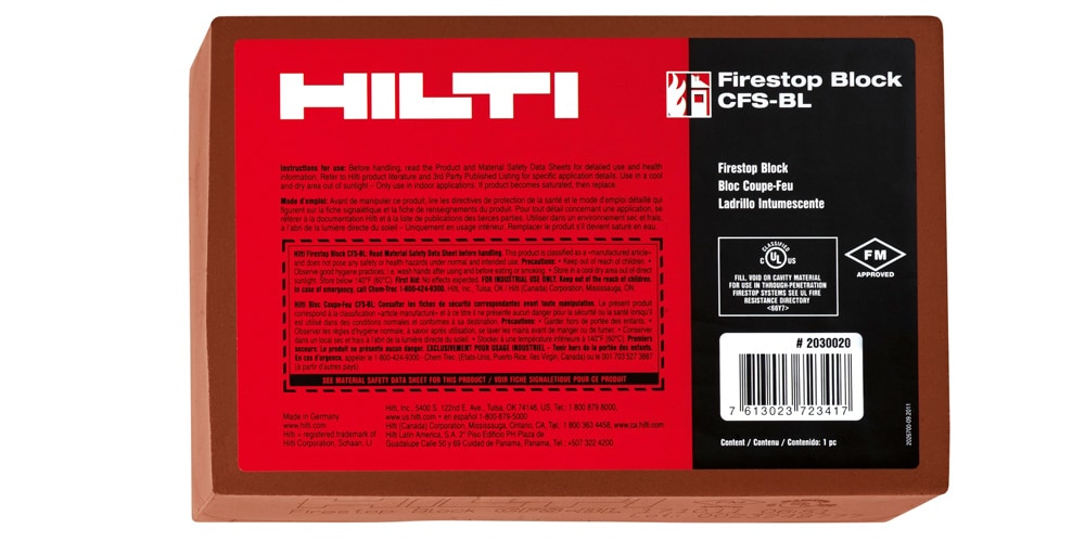 Hilti palokatkolohko CFS-BL