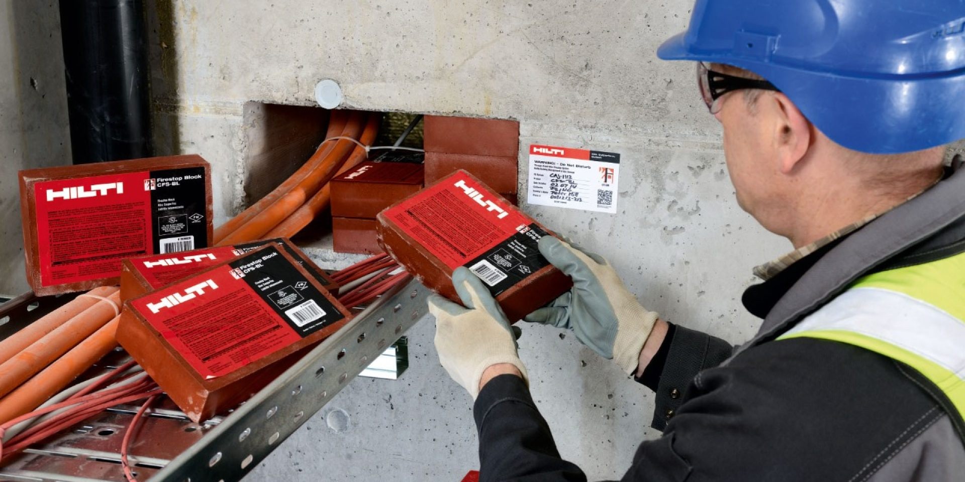 Hilti firestop blocks