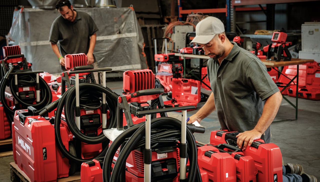 Ota työkalut käyttöösi Hilti Työkalupalvelun avulla