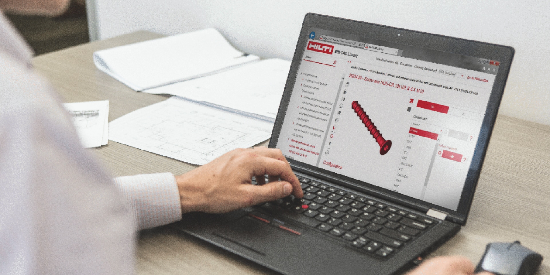 HILTI BIM CAD -KIRJASTO 