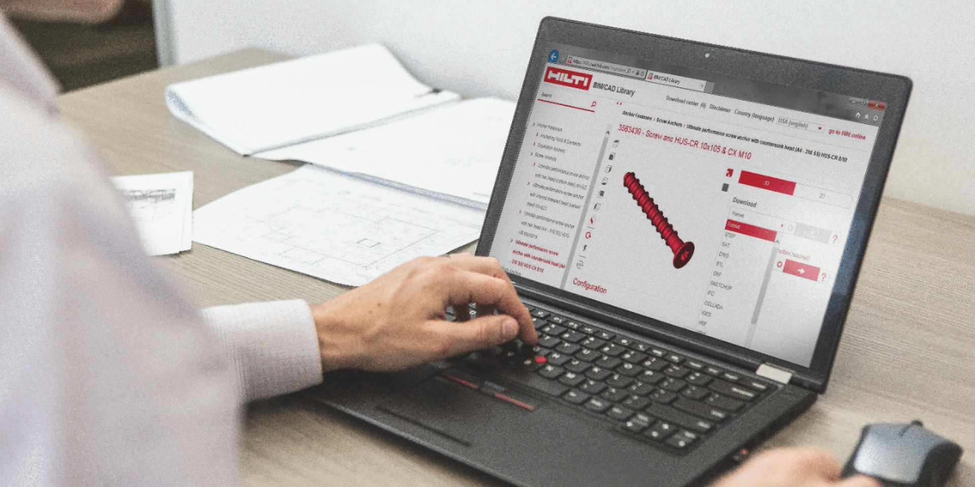 HILTI BIM CAD -KIRJASTO 