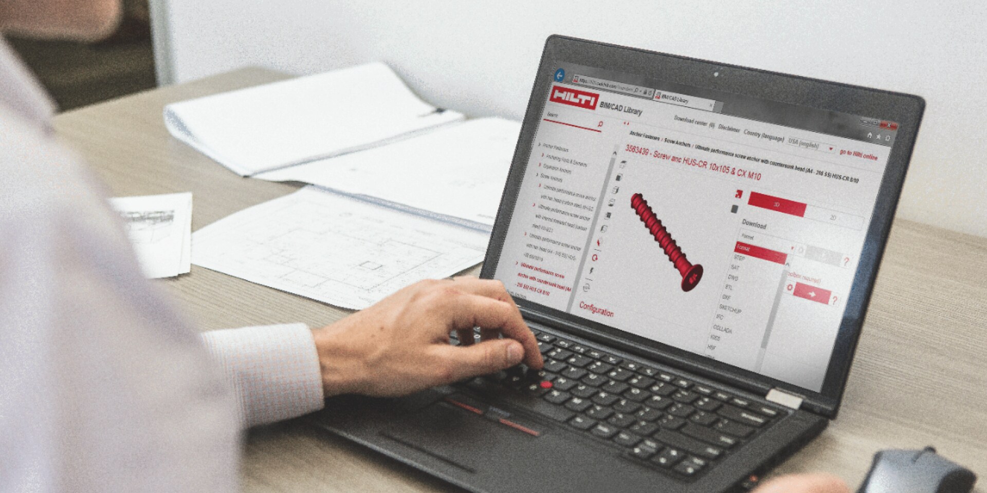 HILTI BIM CAD -KIRJASTO 