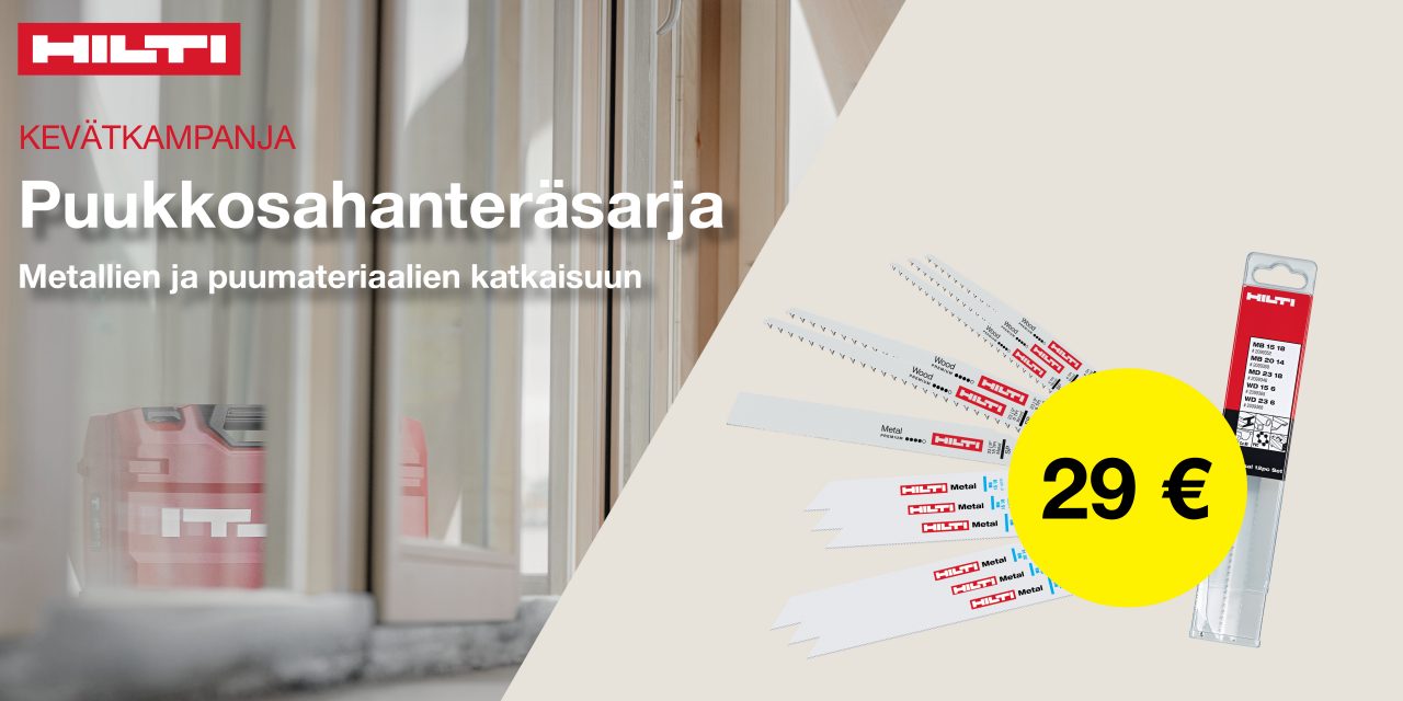 puukkosahanteräsarja