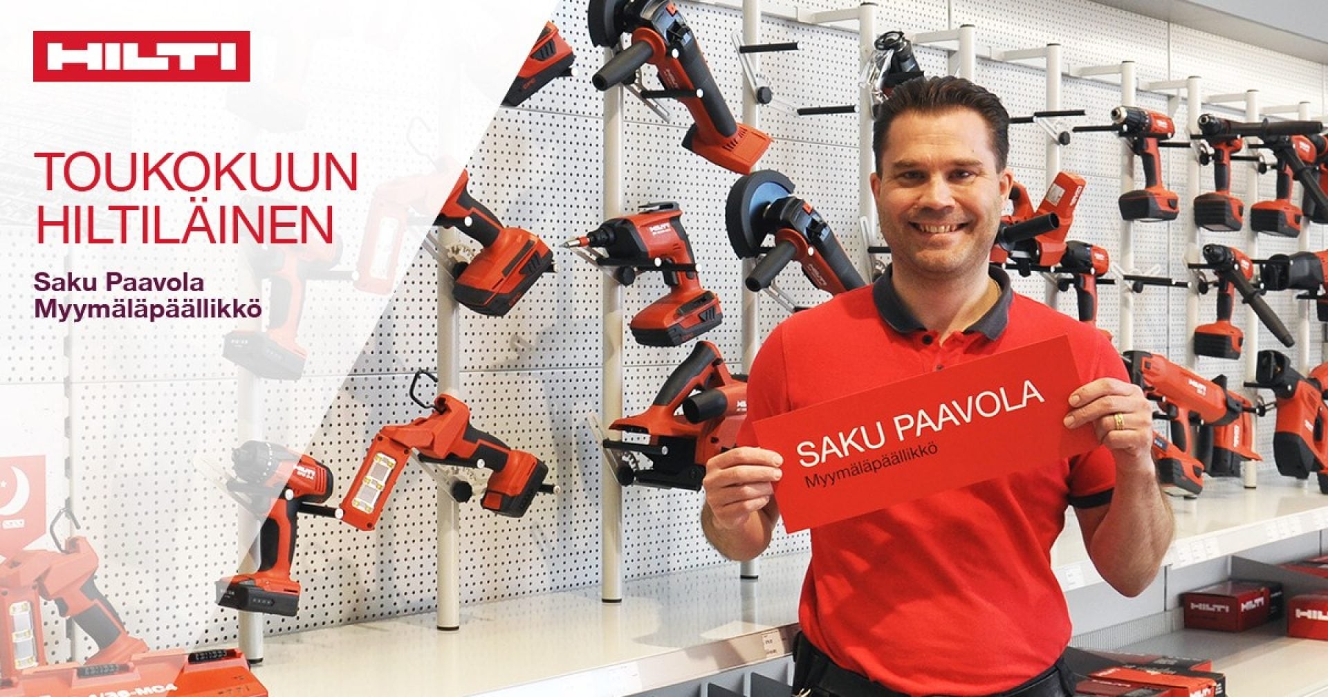 2018 toukokuun hiltiläinen: Saku Paavola