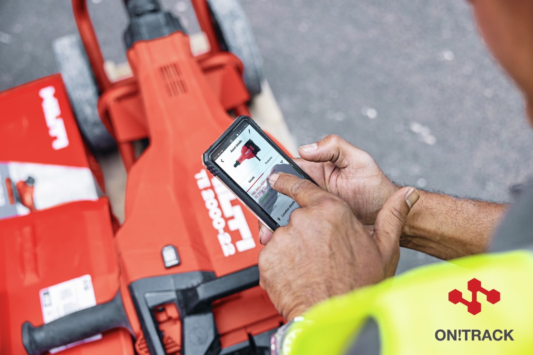 Hilti ON!Track -sovellus