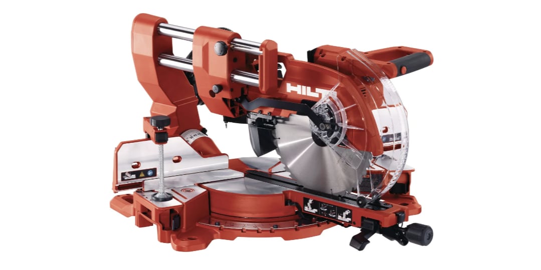 SM 60-22 cordless Mitre Saw on display
