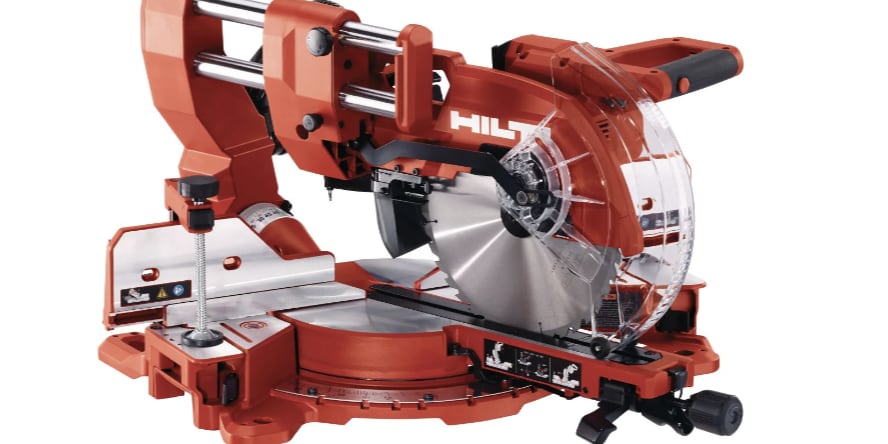 SM 60-22 cordless Mitre Saw on display
