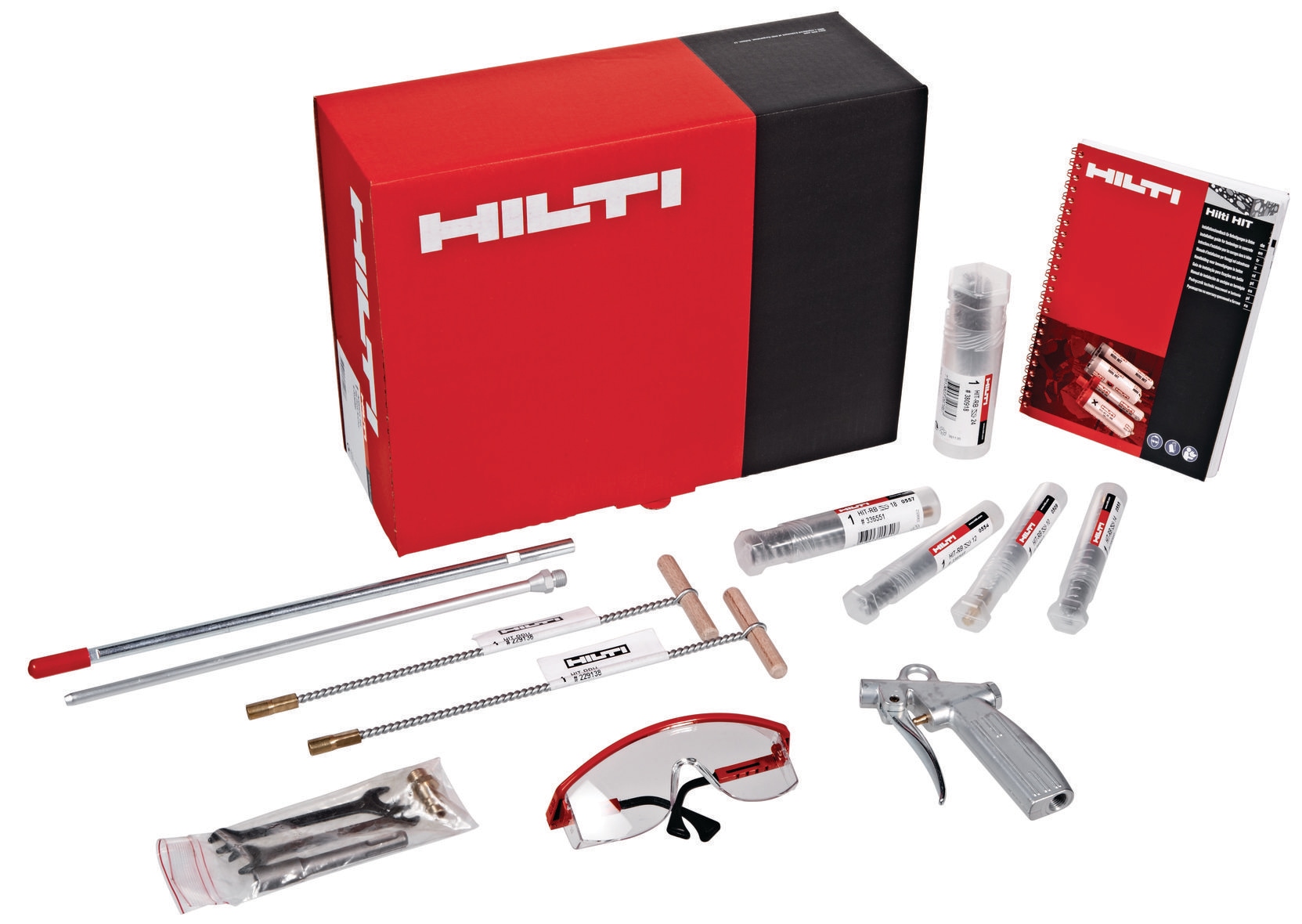 Accessory kit HIT PROFI anchor sys. Accessories for Fasteners Hilti Finland
