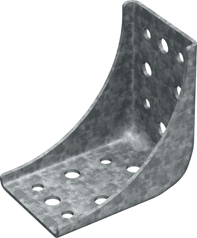 MT-C-GL OC Angle bracket Braced angle bracket for heavy-duty MT girder structures subject to 3D loads, for outdoor use with low pollution