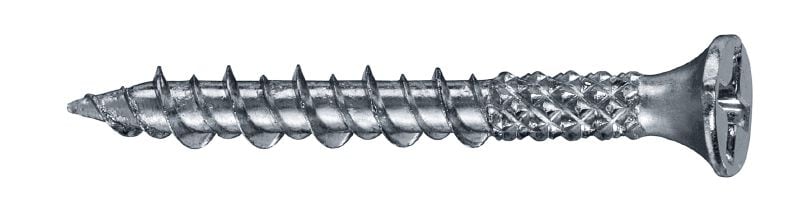 S-DS 10 Z M teräväkärkiset kovalevyruuvit Nauhoitettu kuitulevyruuvi (sinkkipinnoite) SMD 57 -ruuvilippaaseen – kuitulevyn kiinnittämiseksi puuhun tai metalliin