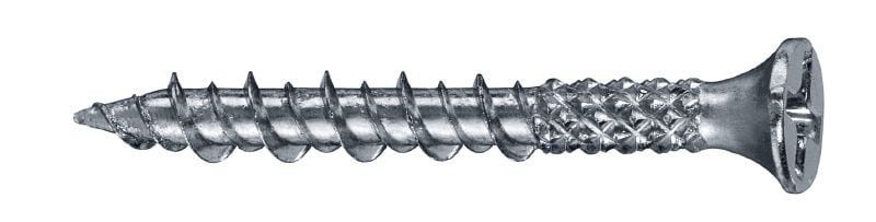 S-DS 10 Z M Sharp-point hardboard screws Collated fibreboard screw (zinc-plated) for the SMD 57 screw magazine – for fastening fibreboard to wood or metal