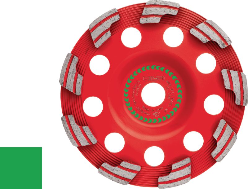 SPX Abrasive diamond cup wheel Ultimate diamond cup wheel for the DG/DGH 150 diamond grinder – for grinding green and abrasive concrete