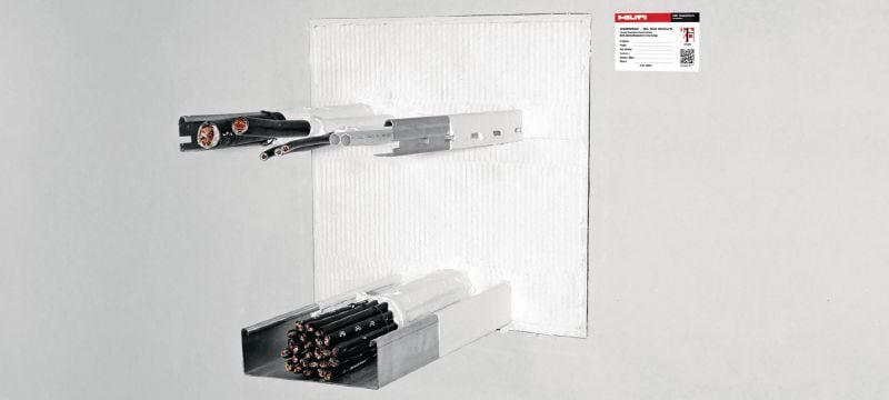 CFS-CT Firestop coating Firestop coated board system with wide approval range for sealing medium to large openings Applications 1