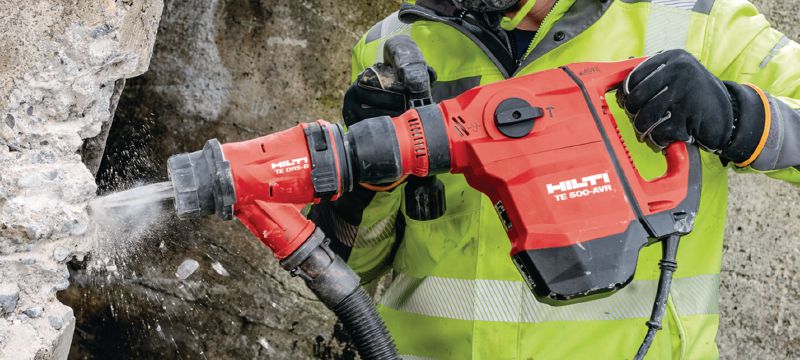 TE 500-AVR SDS-Max piikkausvasara Monipuolinen SDS Max (TE-Y) -piikkausvasara aktiivisella tärinänvaimennuksella (AVR) betonin ja muurauksen kevyeen piikkaukseen Sovellukset 1