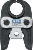 NPR PS UP putkipuristimen leuka Puristusleuat Uponor S-Press® / S-Press Plus® -puristusliittimiin, enintään 50 mm. Sopii Hilti NPR 32 -putkenpuristimiin