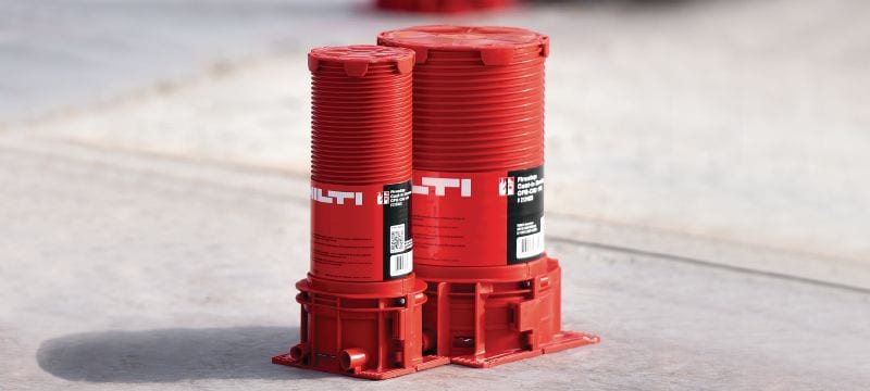 CFS-CID Firestop cast-in device One-step firestop cast-in solution for pipe floor penetrations Applications 1