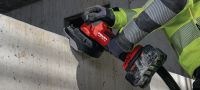 DGH 130-22 akkutoiminen betonihiomakone Akkutoiminen betonihiomakone harjattomalla moottorilla betonisaumojen ja pintojen hiomiseen (Nuron-akkualusta) Sovellukset 2
