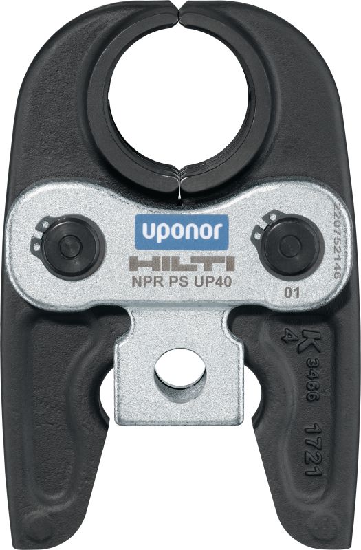 NPR PS UP putkipuristimen leuka Puristusleuat Uponor S-Press® / S-Press Plus® -puristusliittimiin, enintään 50 mm. Sopii Hilti NPR 32 -putkenpuristimiin