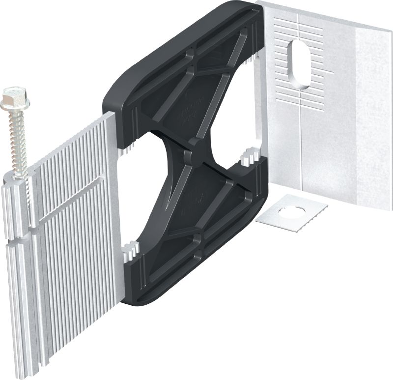 MFT-FOX HT M Bracket Horizontal fiberglass bracket - Medium