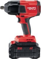 Nuron SIW 8-22 ½” Cordless impact wrench Ultimate-class, high-torque cordless impact wrench with 1/2 friction ring anvil for structural bolting and anchoring (Nuron battery platform)