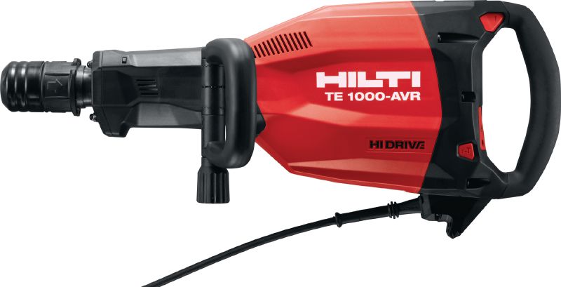 TE 1000-AVR TE-S piikkausvasara Monipuolinen piikkausvasara lattioiden purkuun tai piikkaukseen sekä satunnaiseen seinän piikkaukseen (yleisjohdolla)