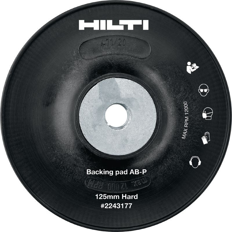 AB-P Backing pads for fiber discs Angle grinder backing pads for use with fibre discs of various grain sizes