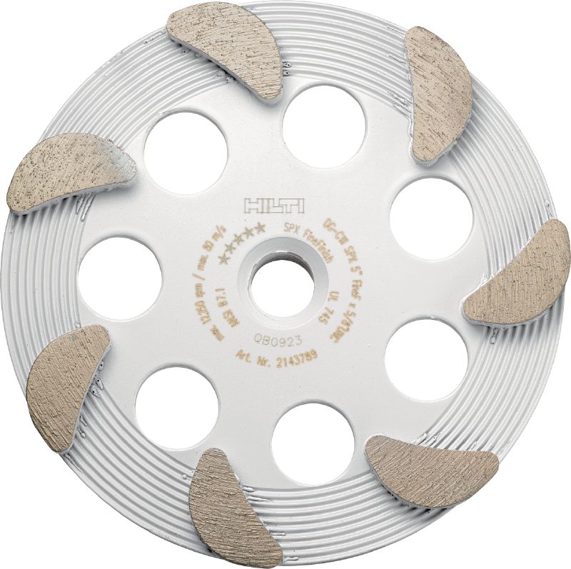 SPX Fine finish diamond cup wheel Ultimate diamond cup wheel for the DG/DGH 150 diamond grinder – for finishing grinding concrete and natural stone