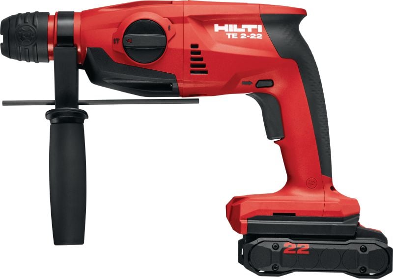 Nuron TE 2-22 Cordless rotary hammer Compact and light weight SDS Plus cordless rotary hammer with pistol grip for best maneuverability when drilling overhead (Nuron battery platform)