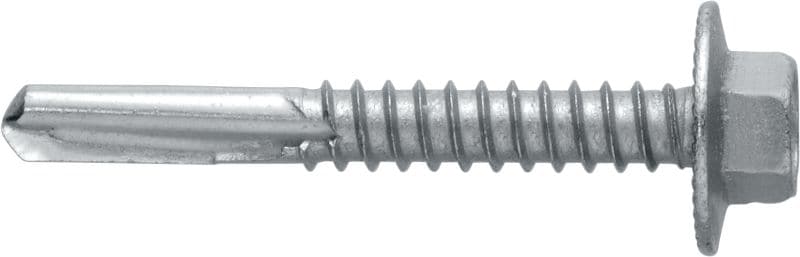 S-MD25GZ Self-drilling metal screws Self-drilling screw (zinc-plated carbon steel) with pressed-on flange for thick metal-to-metal fastenings (up to 15 mm)