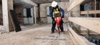 TE 2000-22 Akkukäyttöinen murtovasara Tehokas ja kevyt akkukäyttöinen murtovasara betonin rikkomiseen ja muihin purkutöihin (Nuron-akkualusta) Sovellukset 4