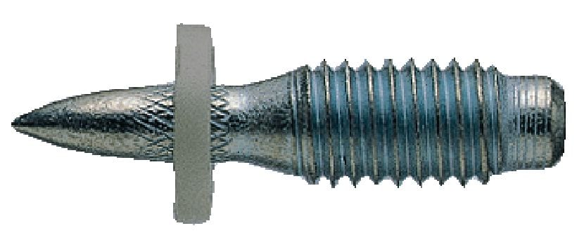 X-EM8H P12 Threaded studs Carbon steel threaded stud for use with powder-actuated nailers on steel (12 mm washer)