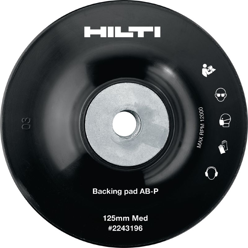 AB-P Backing pads for fiber discs Angle grinder backing pads for use with fibre discs of various grain sizes