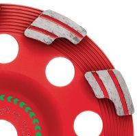 SPX Abrasive diamond cup wheel Ultimate diamond cup wheel for the DG/DGH 150 diamond grinder – for grinding green and abrasive concrete