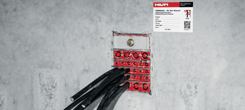 CFS-T FB filler module Filler modules for sealing unused space within transit frames when high water- and gas-tightness and fire-resistance are required Applications 1