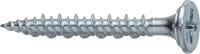 S-DS 02 Z M Sharp-point drywall screws Collated drywall screw (zinc-plated) for the SMD 57 screw magazine – for fastening plasterboard to wood or metal