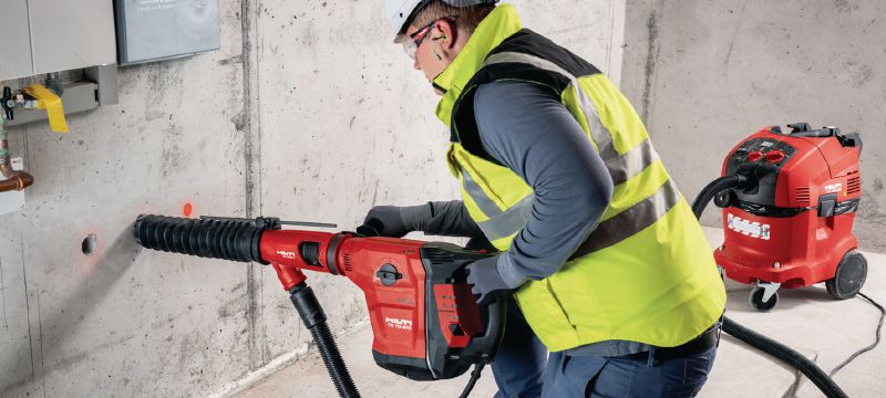 TE 70-ATC/AVR Poravasara Erittäin tehokas SDS Max (TE-Y) -poravasara vaativaan betonin poraukseen ja piikkaukseen Sovellukset 1