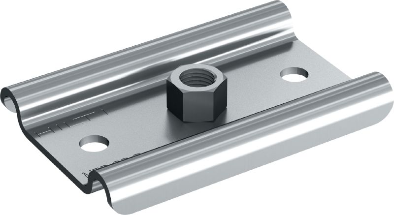 MFP-GP-R Fixed point base plate Premium stainless steel baseplate for light-duty fixed point applications (metric)