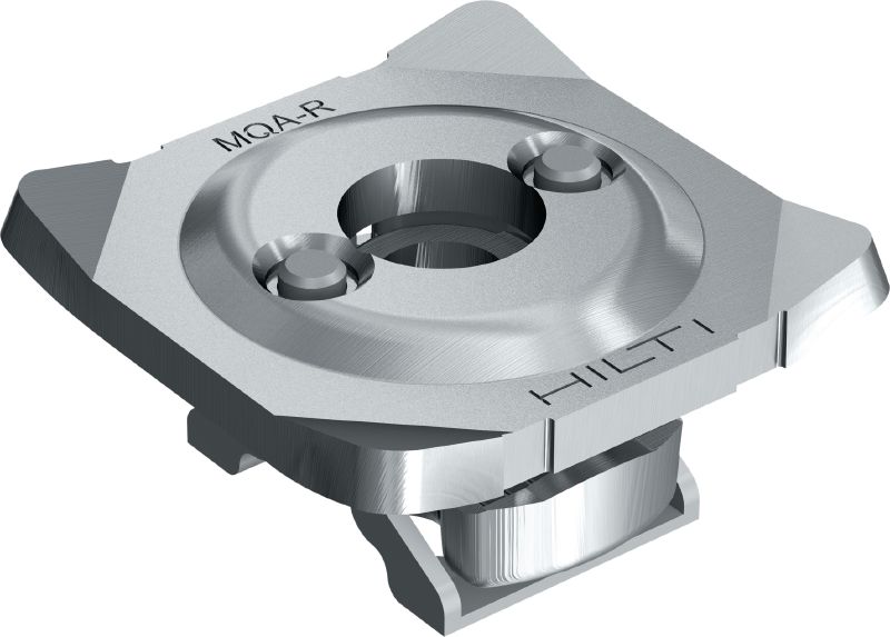 MQA-R Putkenpitimen satula Putkenpitimen satula ruostumattomasta teräksestä kierteisten osien kiinnittämiseksi MQ-tukitankoihin