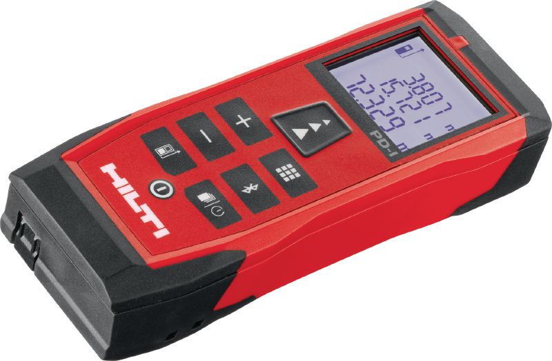 PD-I Lasermittari Kestävä lasermittari älykkäillä mittaustoiminnoilla ja Bluetooth-yhteydellä sisäkäyttöön jopa 100 m:n etäisyydeltä