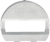 Syvyysrajoitin DGH 130 CG 1/25mm detach 