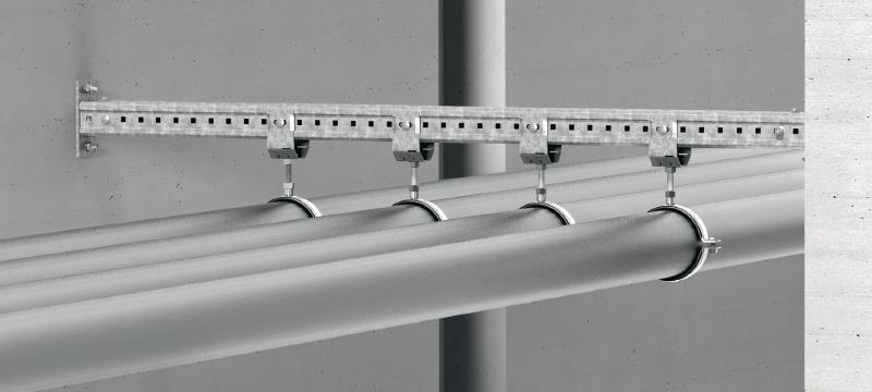 MIC-TRC Connector Hot-dip galvanised (HDG) connector for fastening (M16) threaded rods to MI girders Applications 1