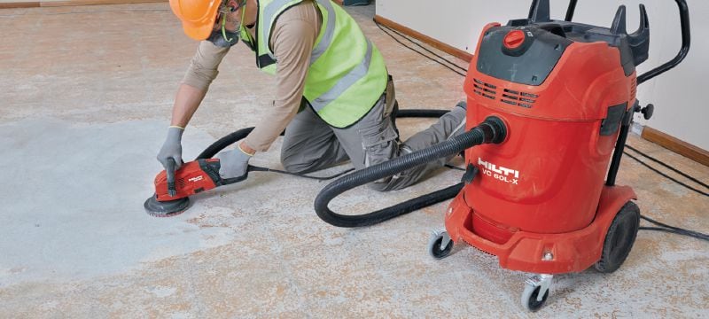 VC 60L-X High-suction construction vacuum Universal, powerful vacuum cleaner with the highest suction capacity for heavy dust applications - L class Applications 1